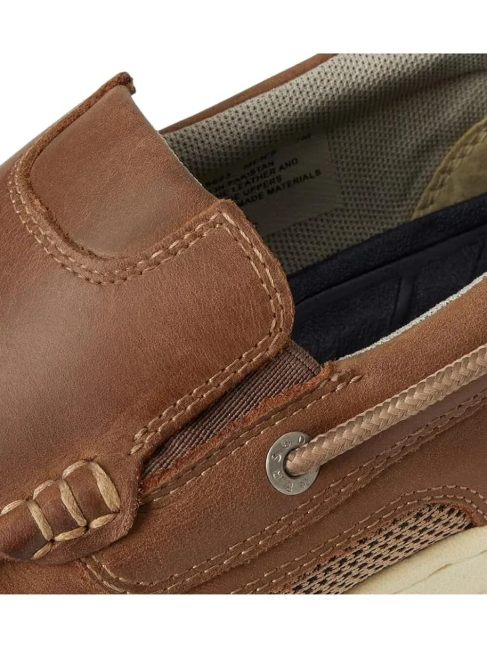 Dockers Tiller Dark Tan Boat Shoes Size 8.5 MENS with Stain Defender
